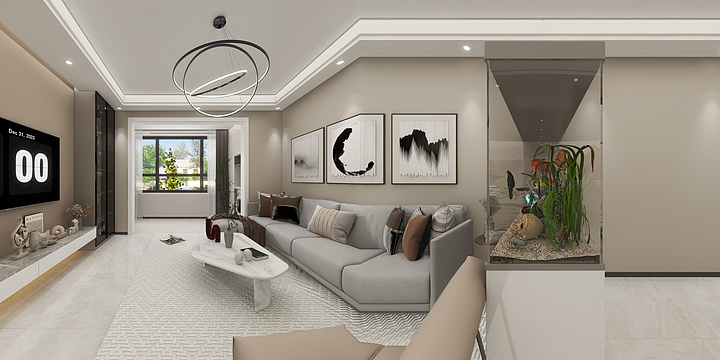 李懿轩-南方简尚碧桂园郭府-装修设计方案