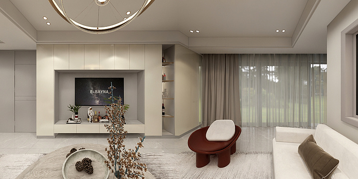 思绪室内设计-湖山壹号6-2-1-1-装修设计方案