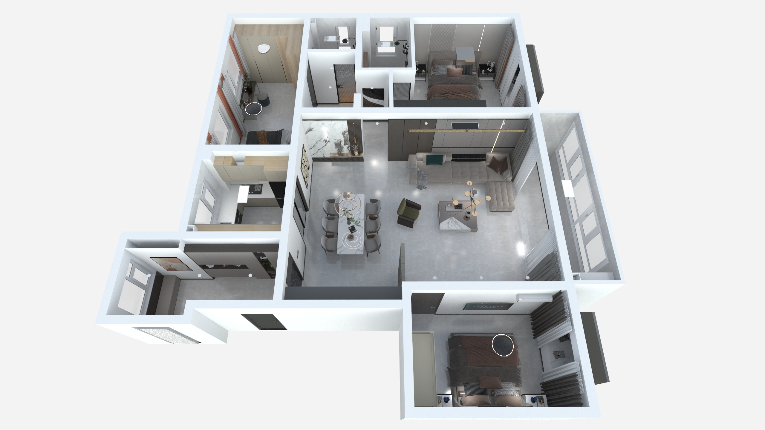 承誉装饰冯少-小河庄1201-装修设计方案