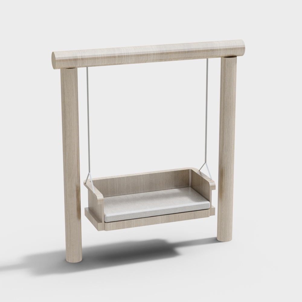 花园秋千3D模型