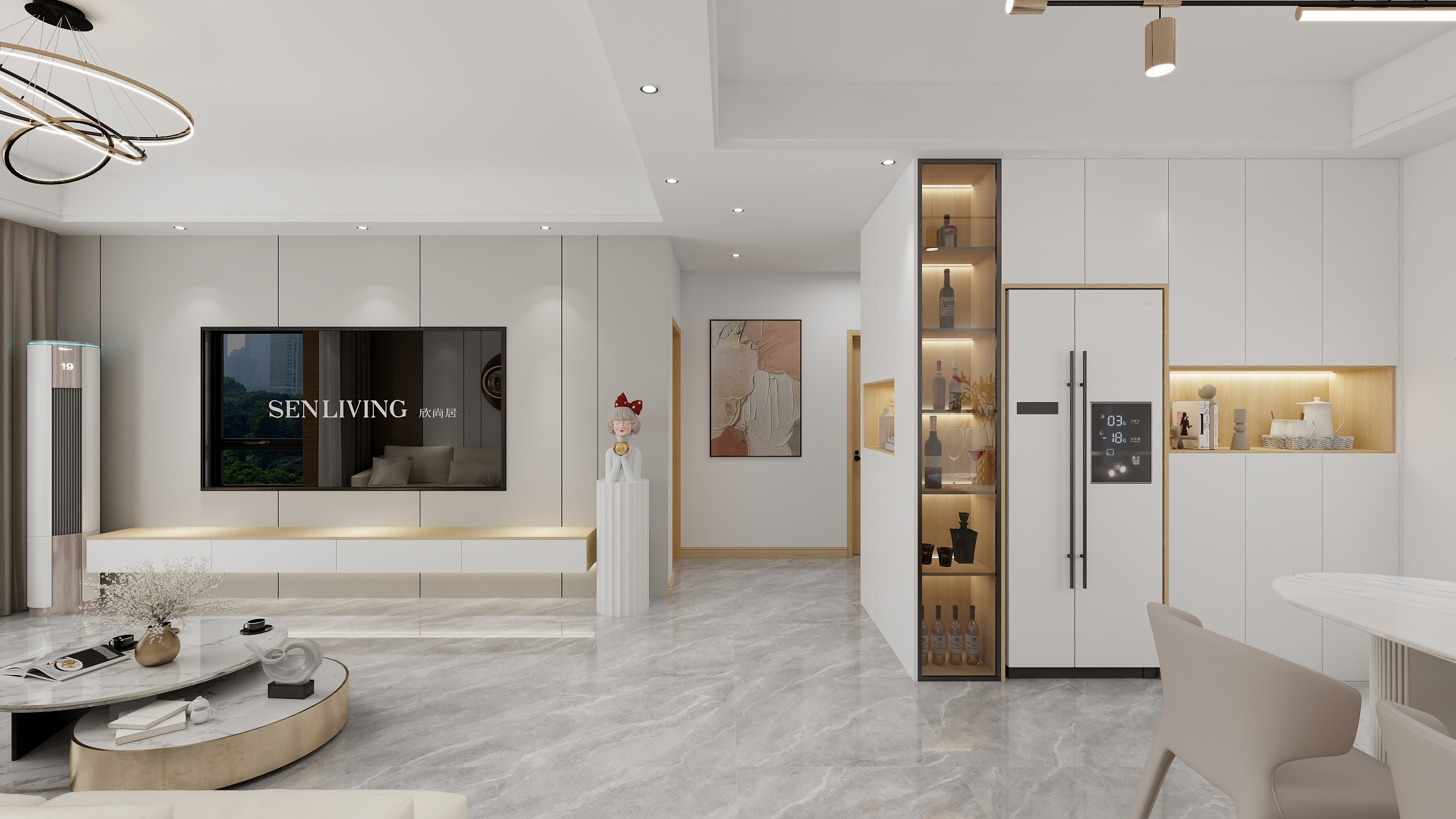 泡泡PpGy-民安北郡117㎡3室-装修设计方案