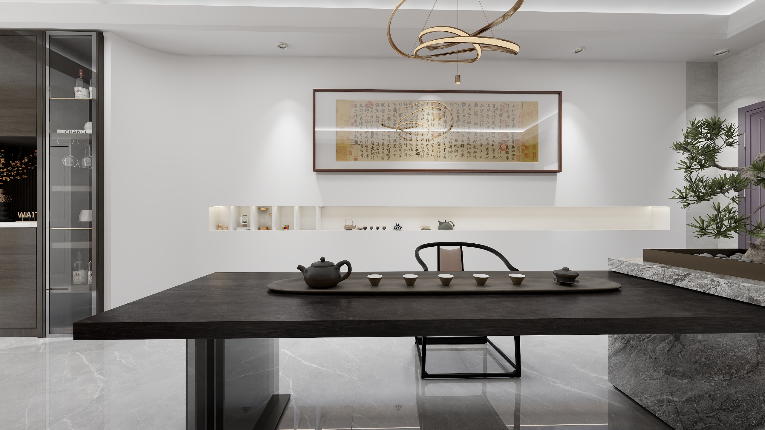 按时吃饭ing-茶室-装修设计方案