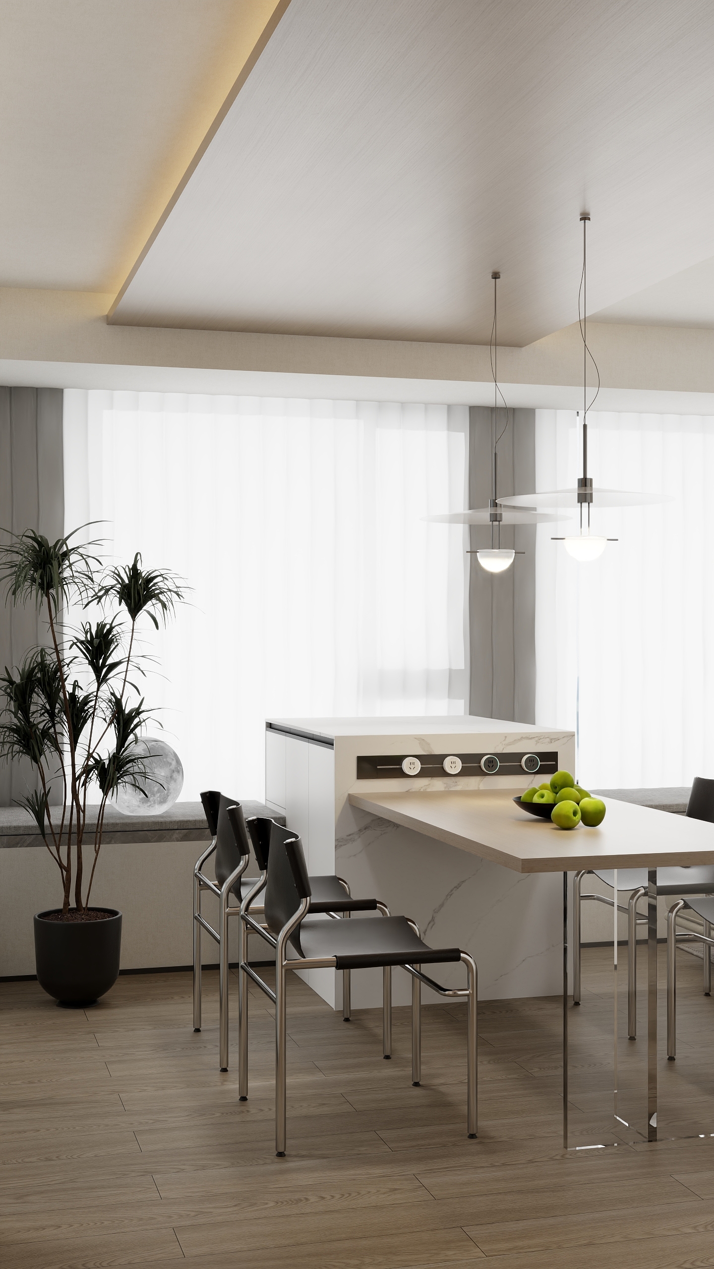 DesginHC-海上都会111㎡3室-装修设计方案