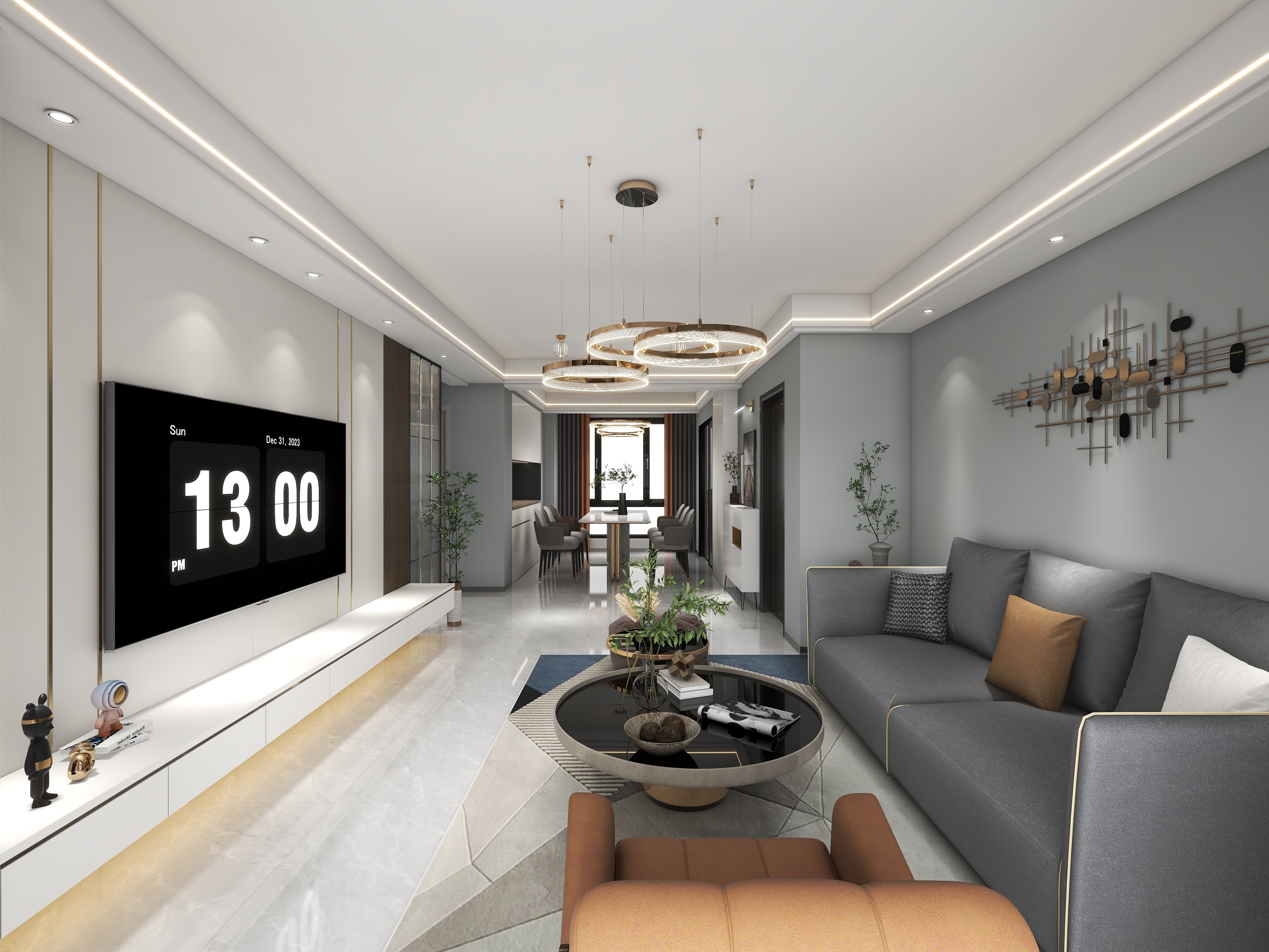 ZHITUO-栩诺-北外滩水城89㎡2室-装修设计方案