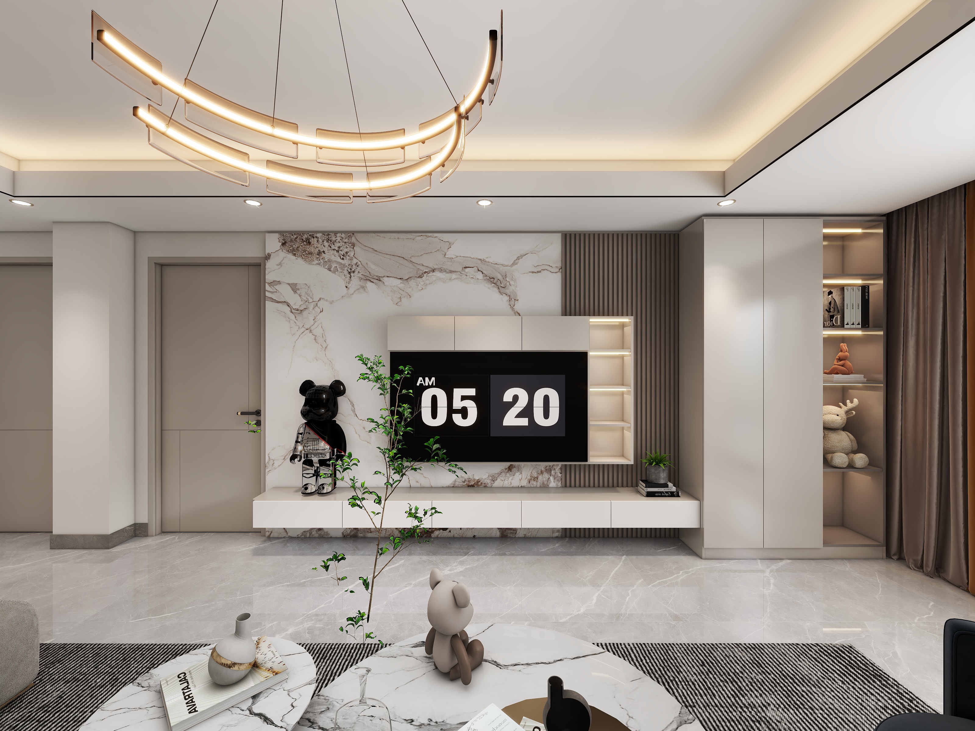 设计美学~许慧-金冠102㎡3室-装修设计方案