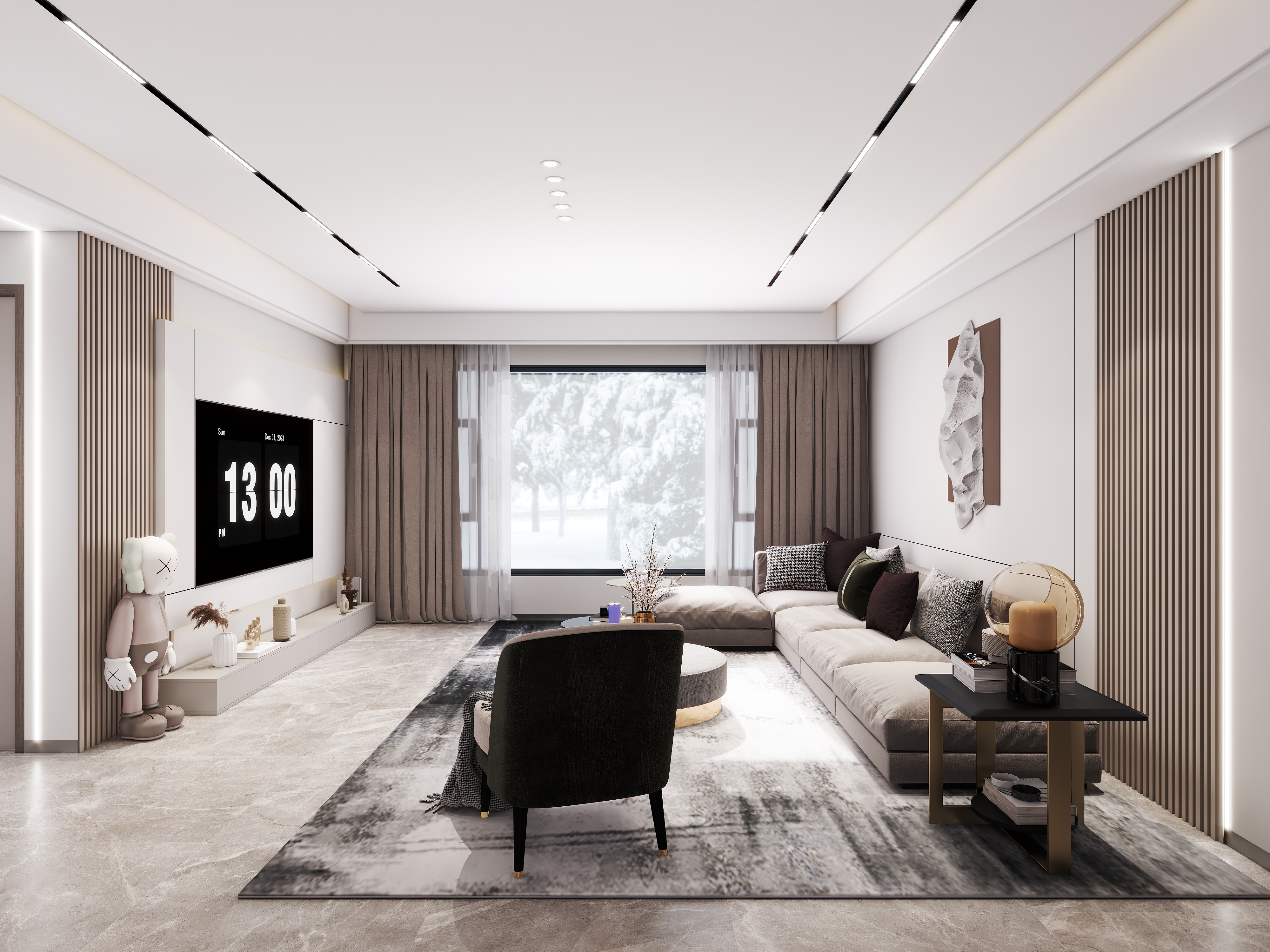 设计师孙德志-国翠园二期E（1）-装修设计方案