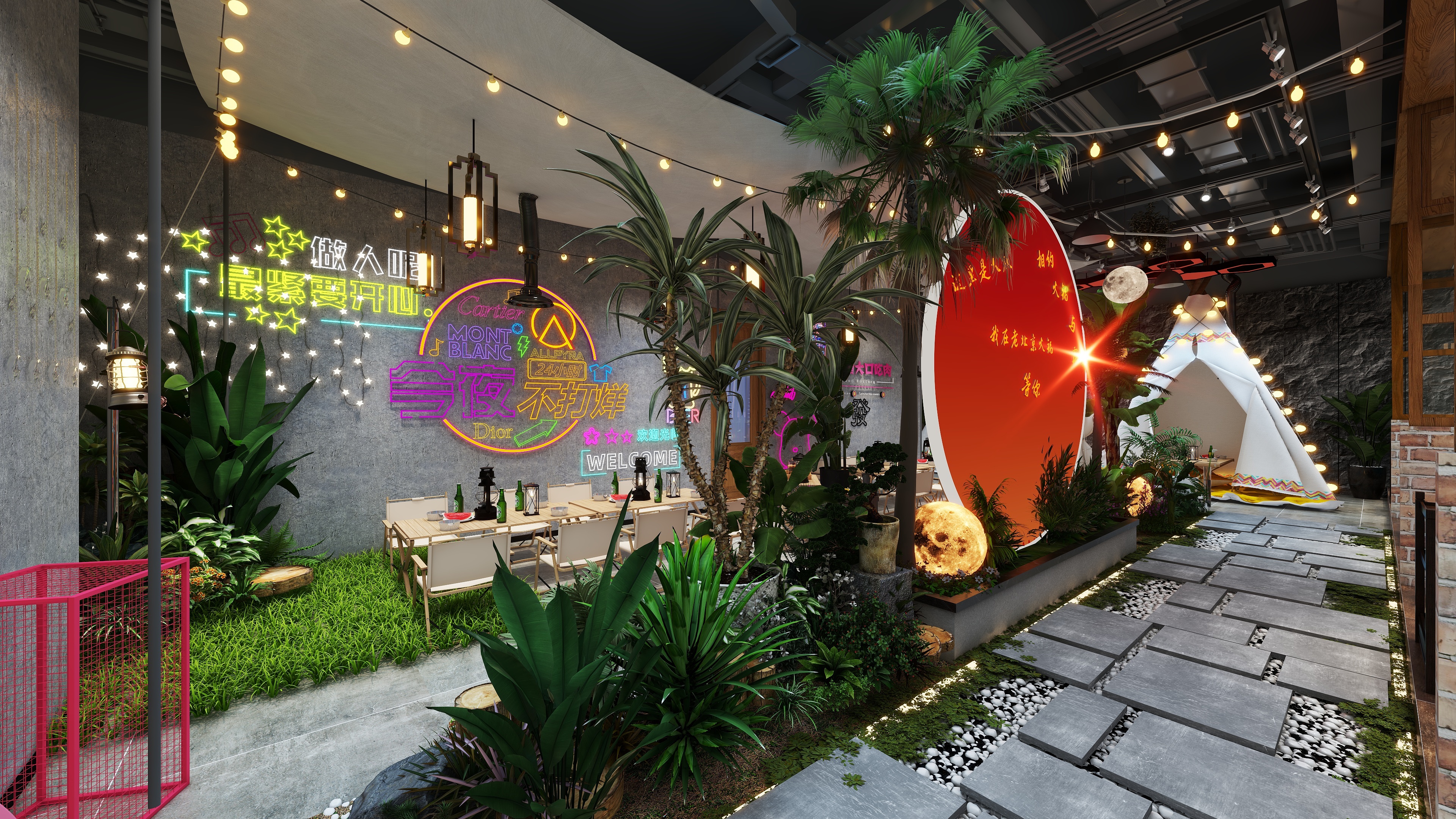 孔祥会-1200平火锅店设计-装修设计方案