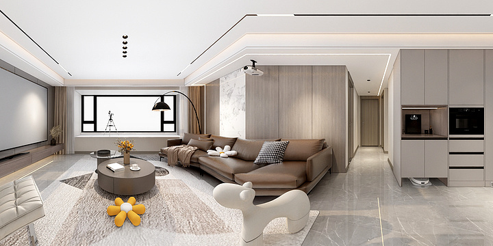 齐Design-万科城-装修设计方案