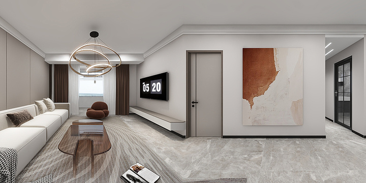 室内设计狐-意式滨河社区90-装修设计方案