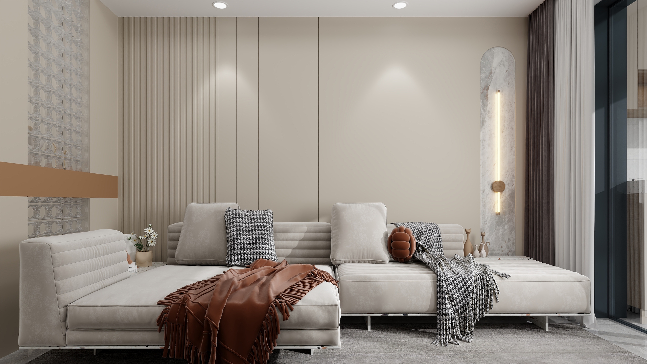 芝士士-奶油风|紫山3期-装修设计方案