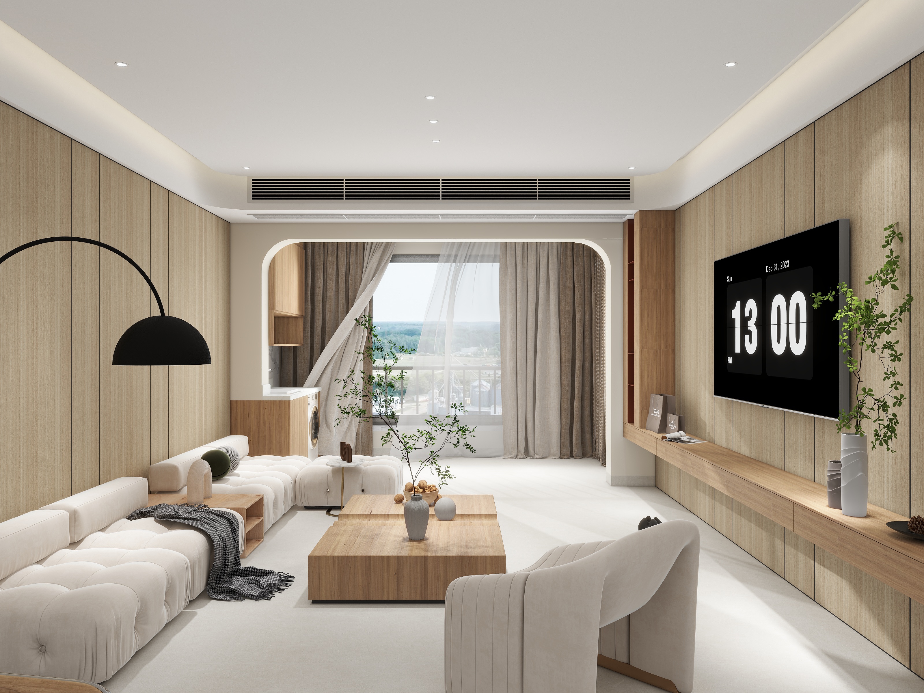 WindyHILL.-《繁与简》七村商住小区11-原木装修效果图