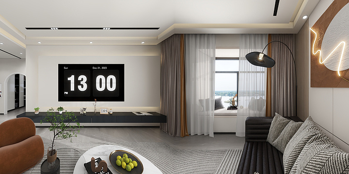 玄元金阙昊天玉上自在如意天厥天尊-融创中园-装修设计方案