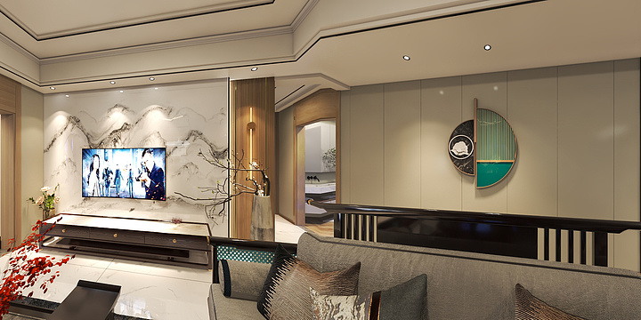 邻水名望世家李芳-宏帆广场-8-18-2  极简轻奢-装修设计方案