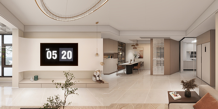 青柠檬-ing-合生国际陈姐雅居-装修设计方案