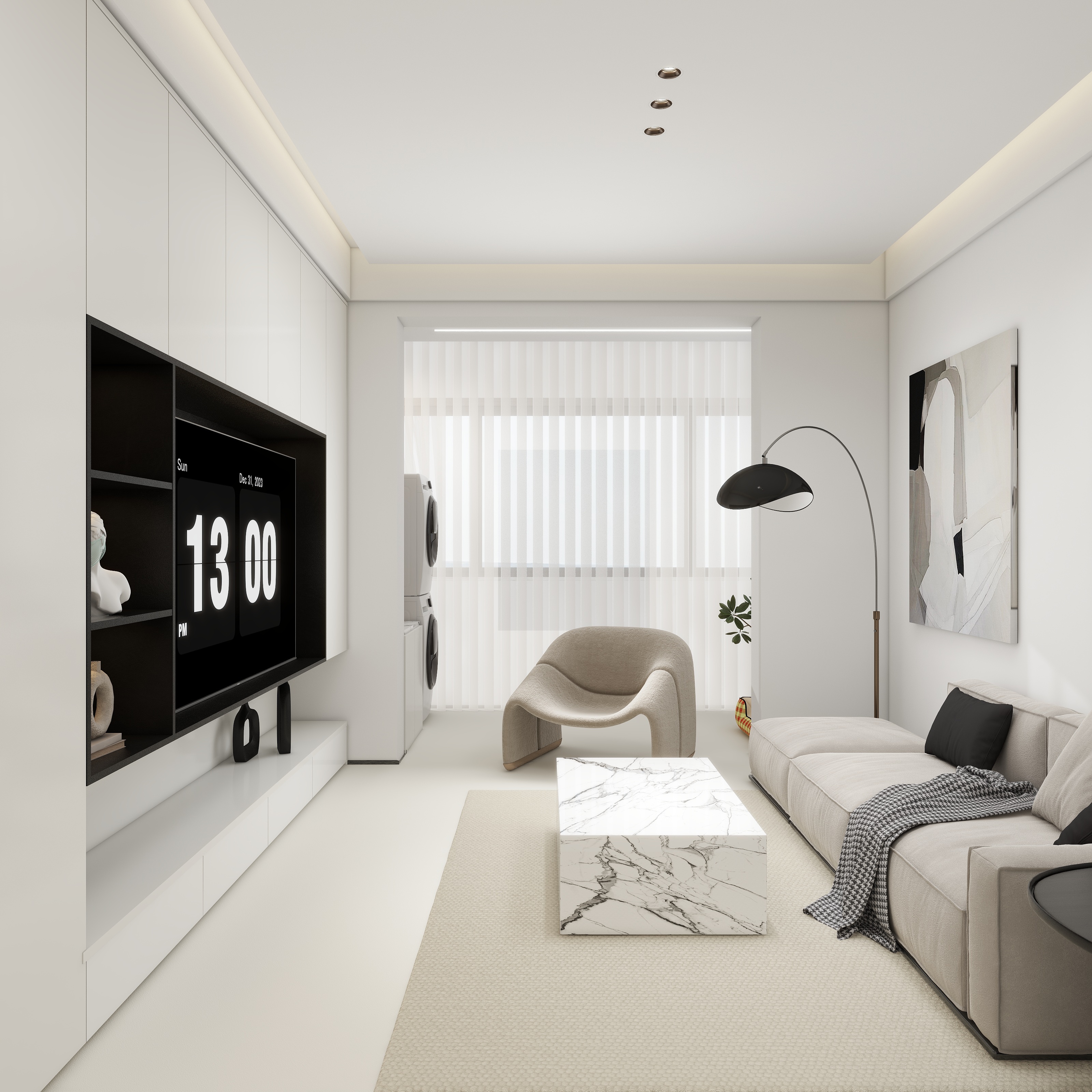 A效果图专用-7.1 万业紫辰苑2-装修设计方案