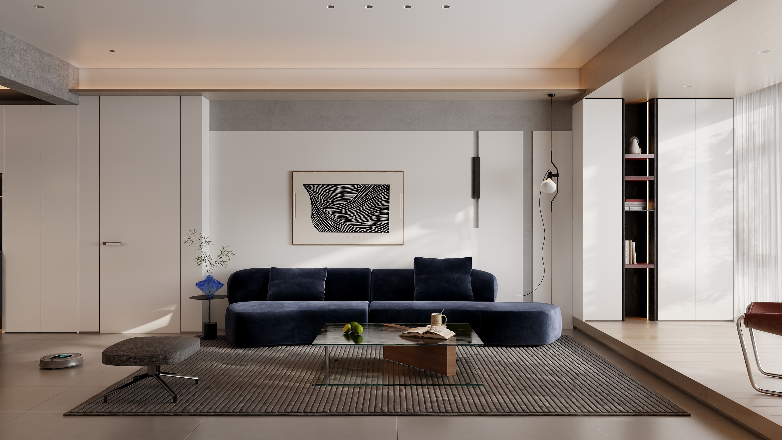 空心菜儿cc-【云上居】黑白极简 172㎡四室两厅-装修设计方案