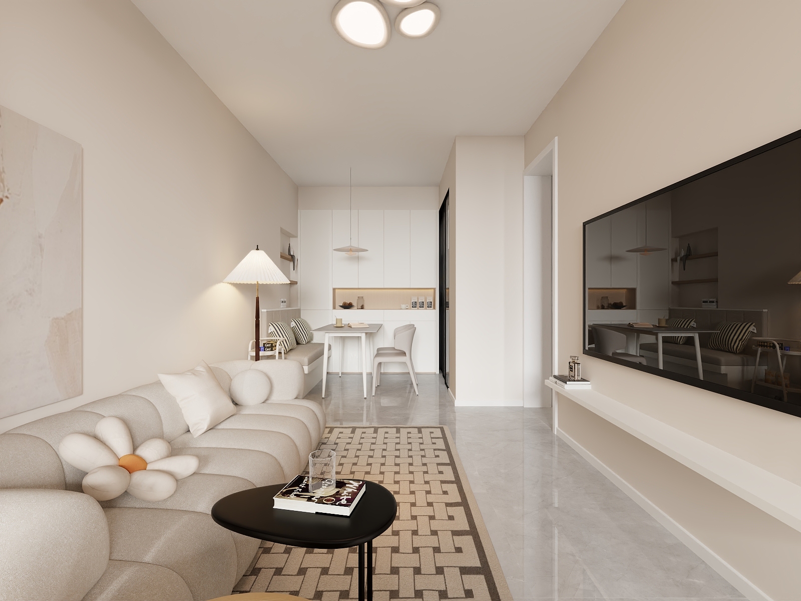 朱晨希-【原木奶油风】渡假房设计案例装修效果图