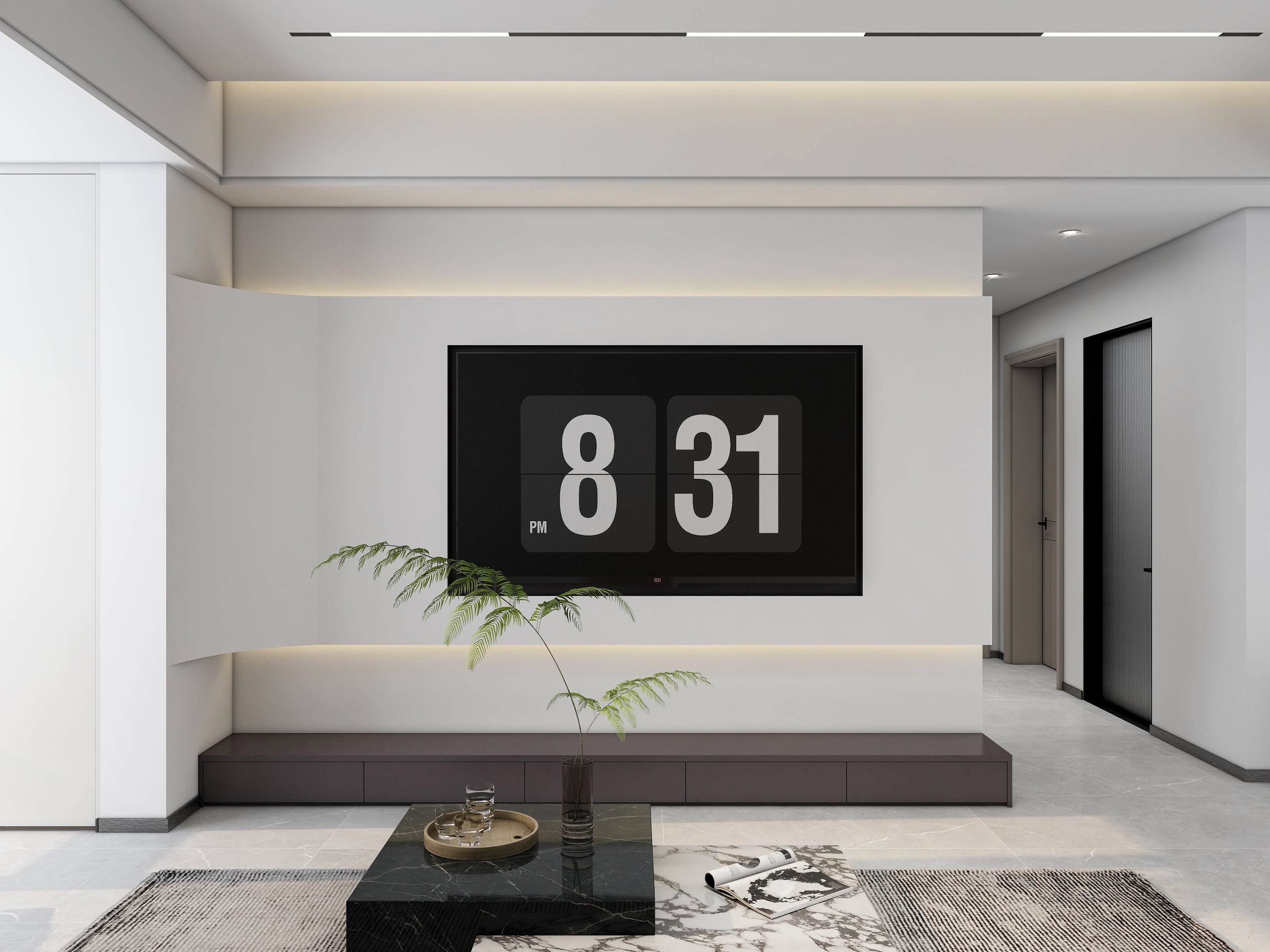 一九五设计-93平现代套三-装修设计方案