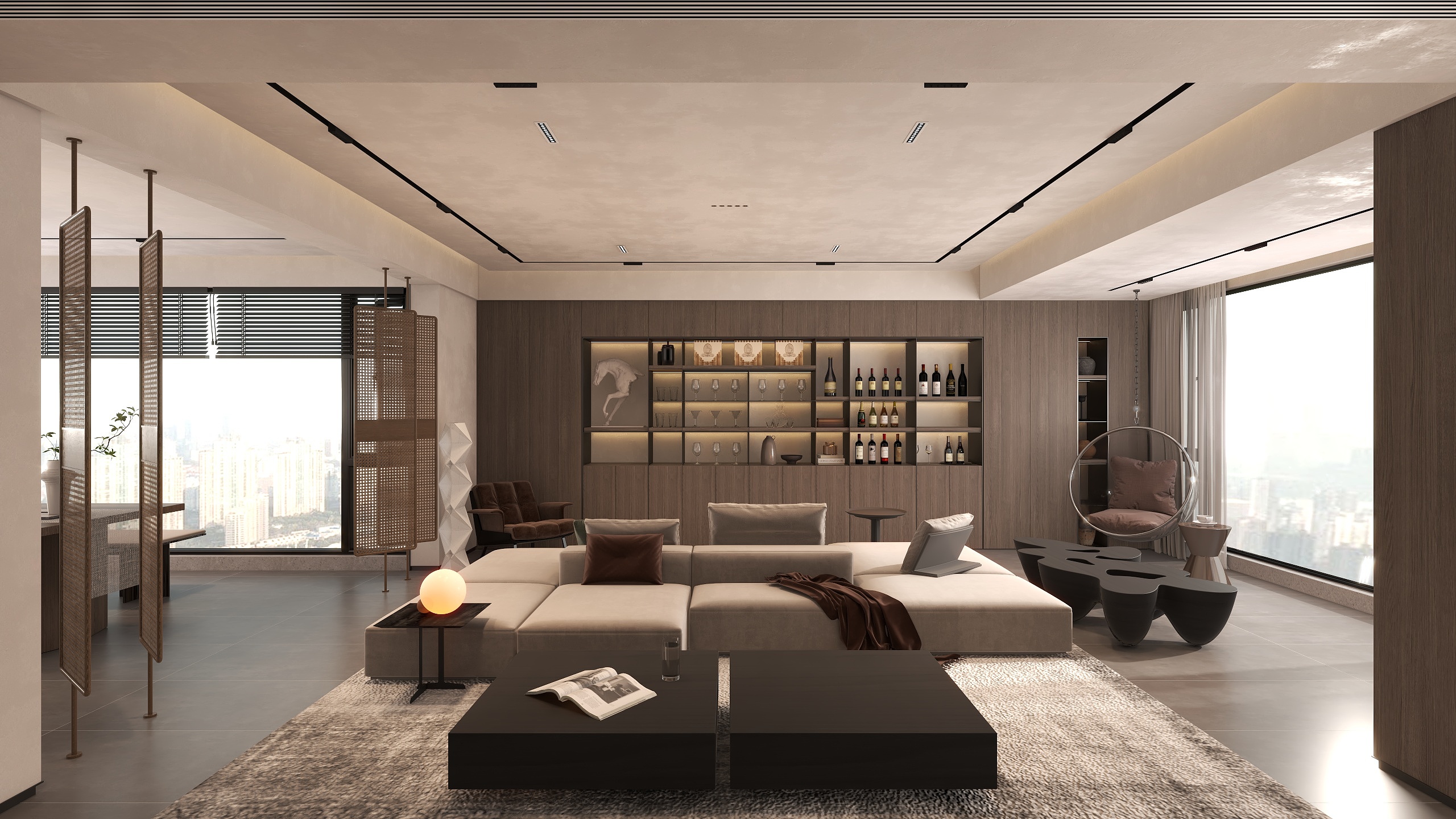 包包别-《现代简约》-保利堂悦328㎡叠拼别墅-装修设计方案