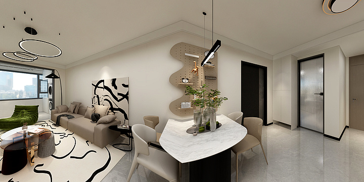 SunDayue-恒大滨河左岸 简约风格-装修设计方案