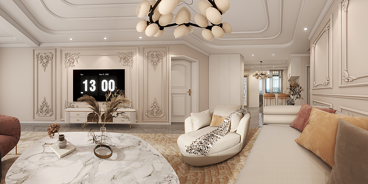 整家定制丶-御园二期109户型-装修设计方案