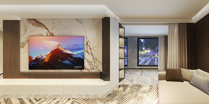 长辰室内设计-中骏35#101-装修设计方案