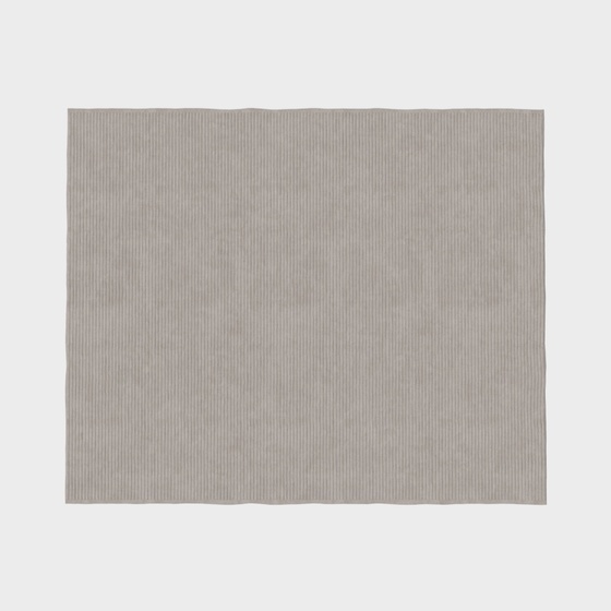 Gray Neo-Chinese Carpet 3D Model