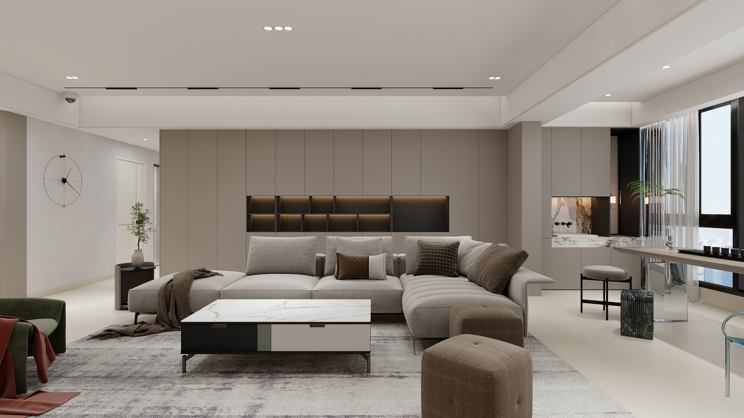 美吉尔设计-博雅苑-210平平层-装修设计方案