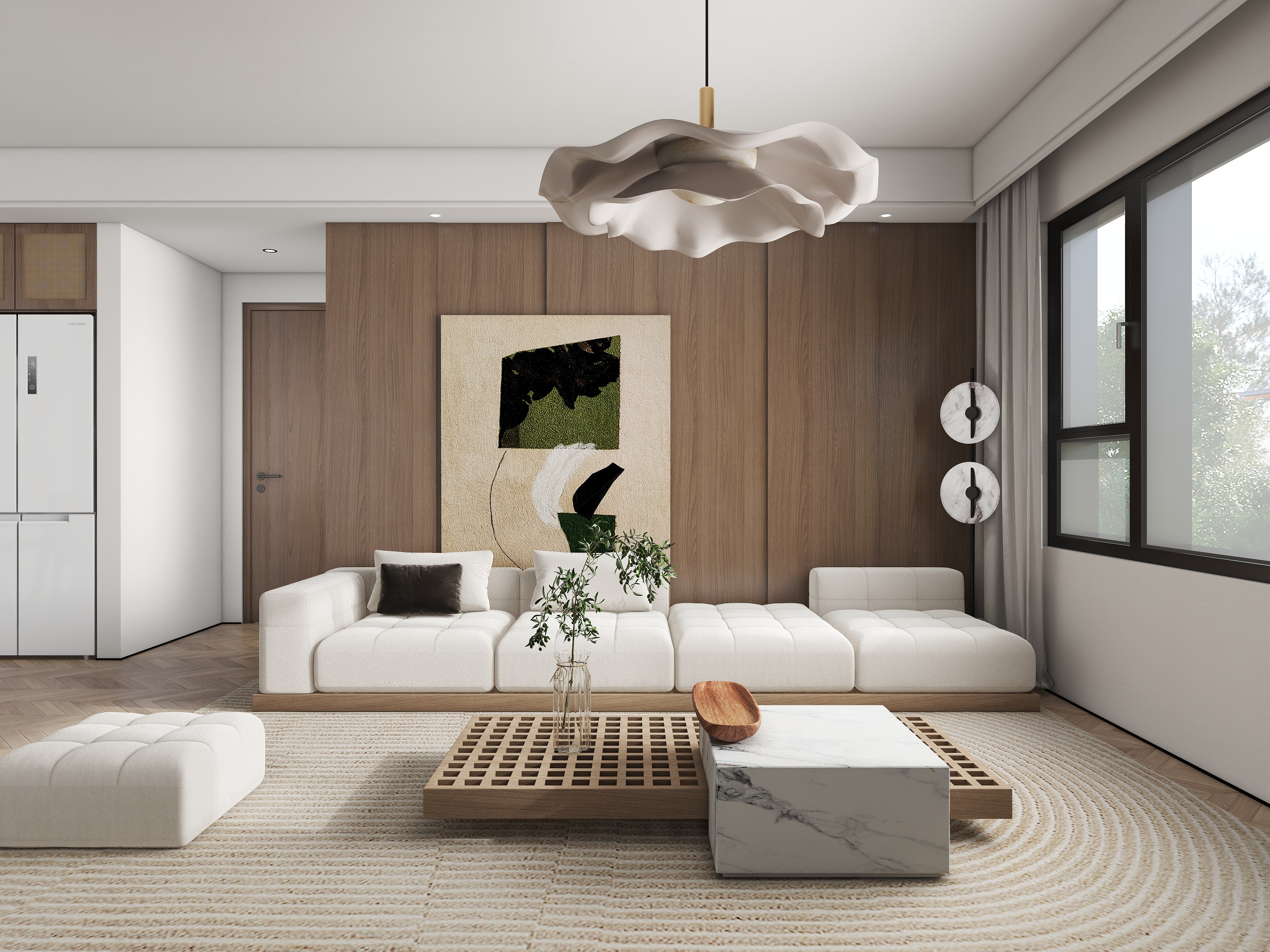 徐景棋-日式120㎡3室装修效果图