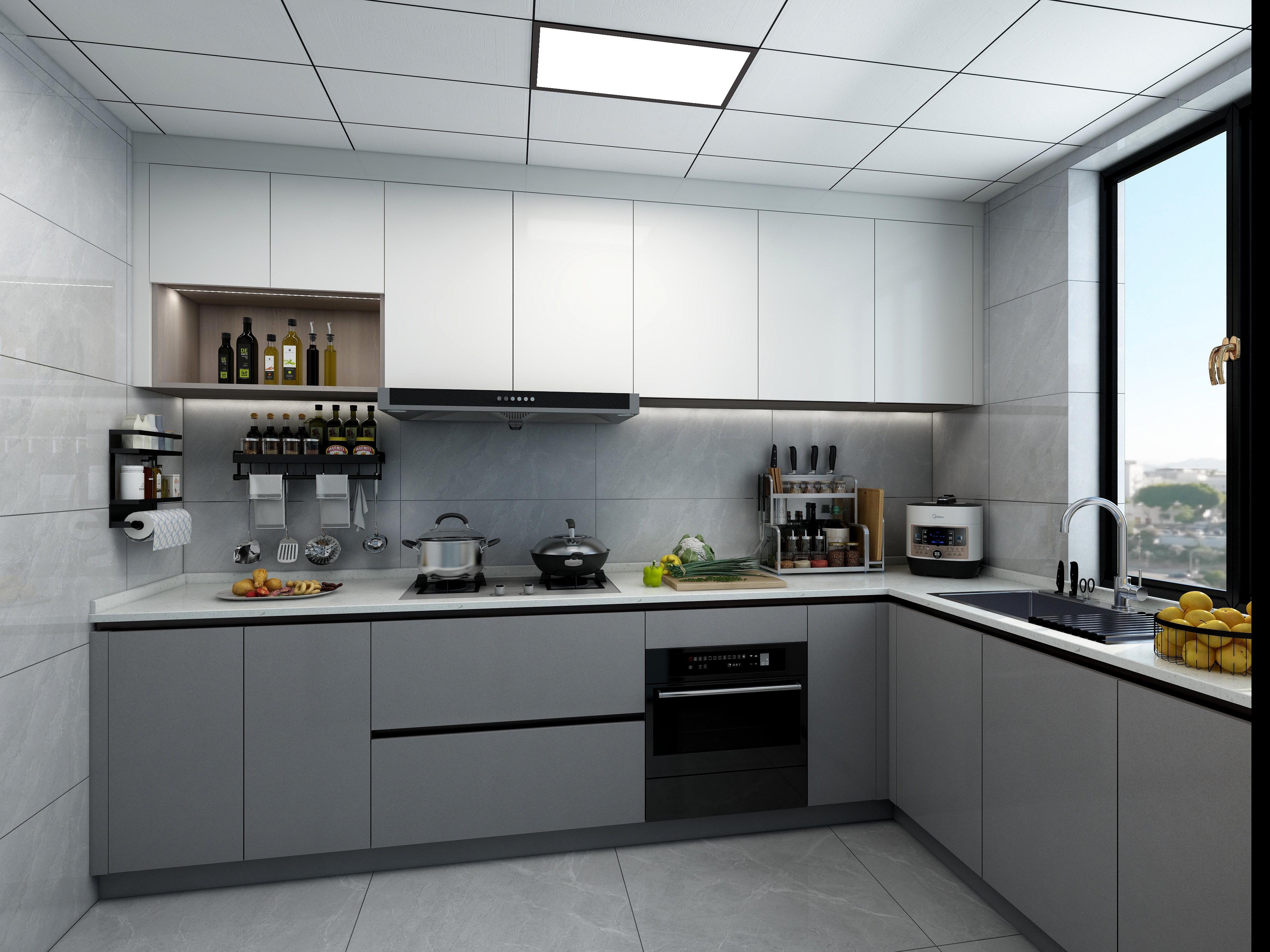 怡航装饰-厨房-装修设计方案