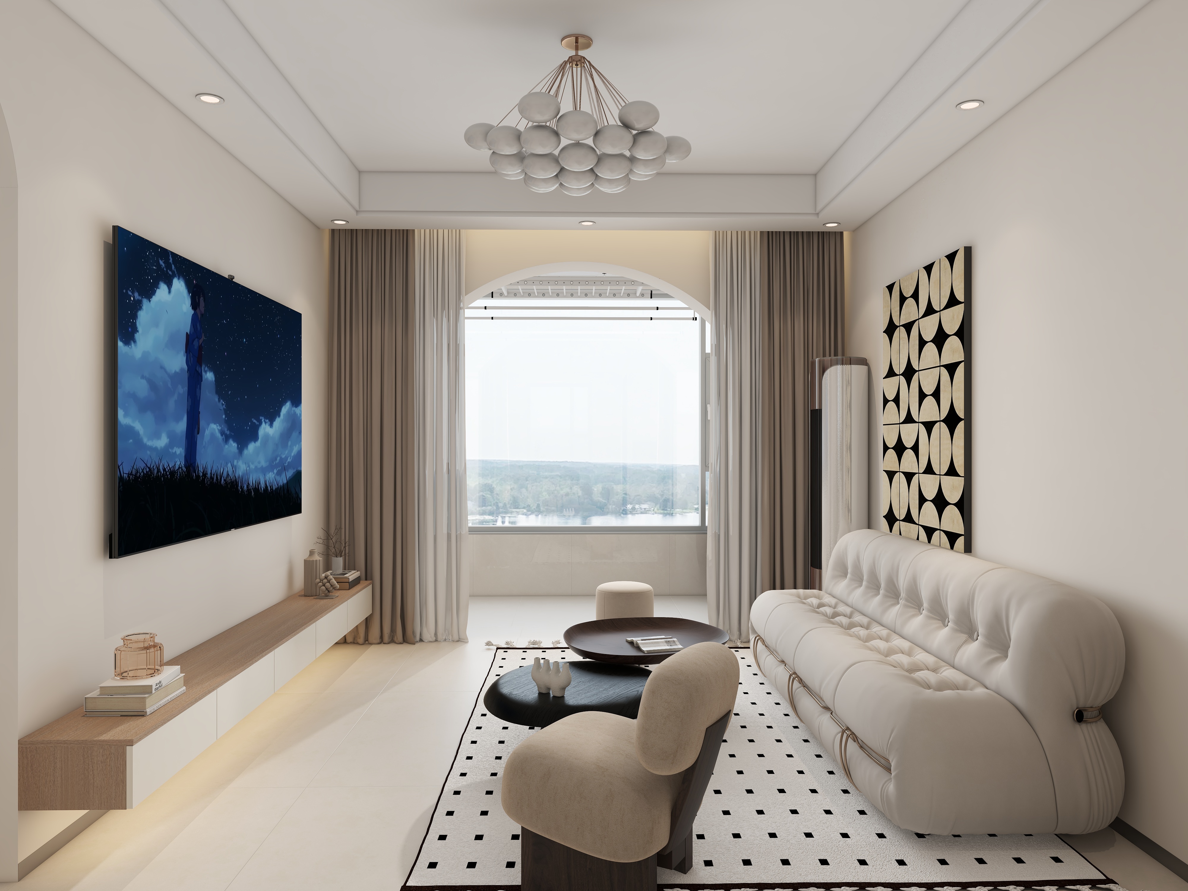 致简全案设计-碧桂园7-9奶油风-装修设计方案