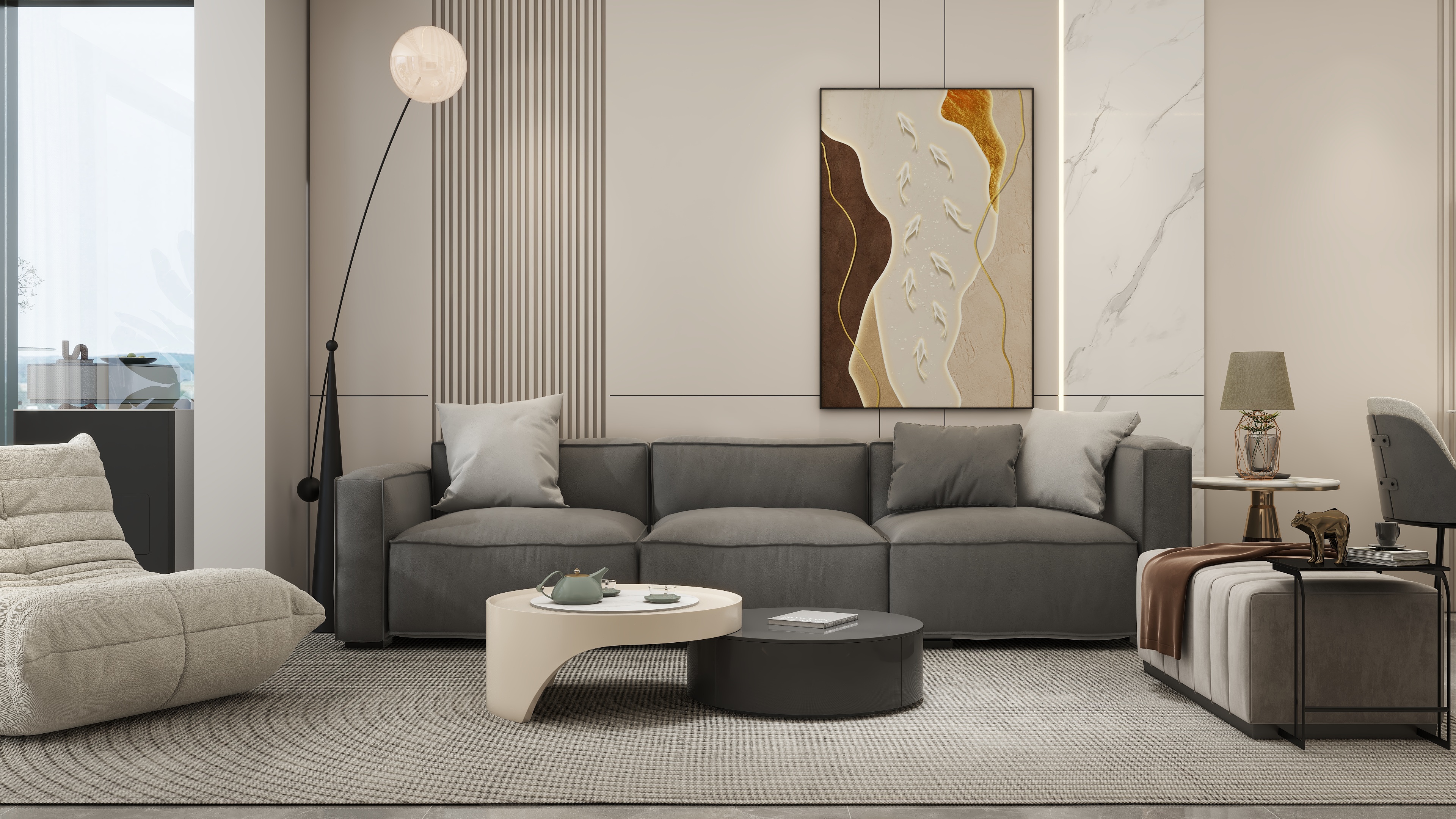 李佳洋-现代风格装修效果图