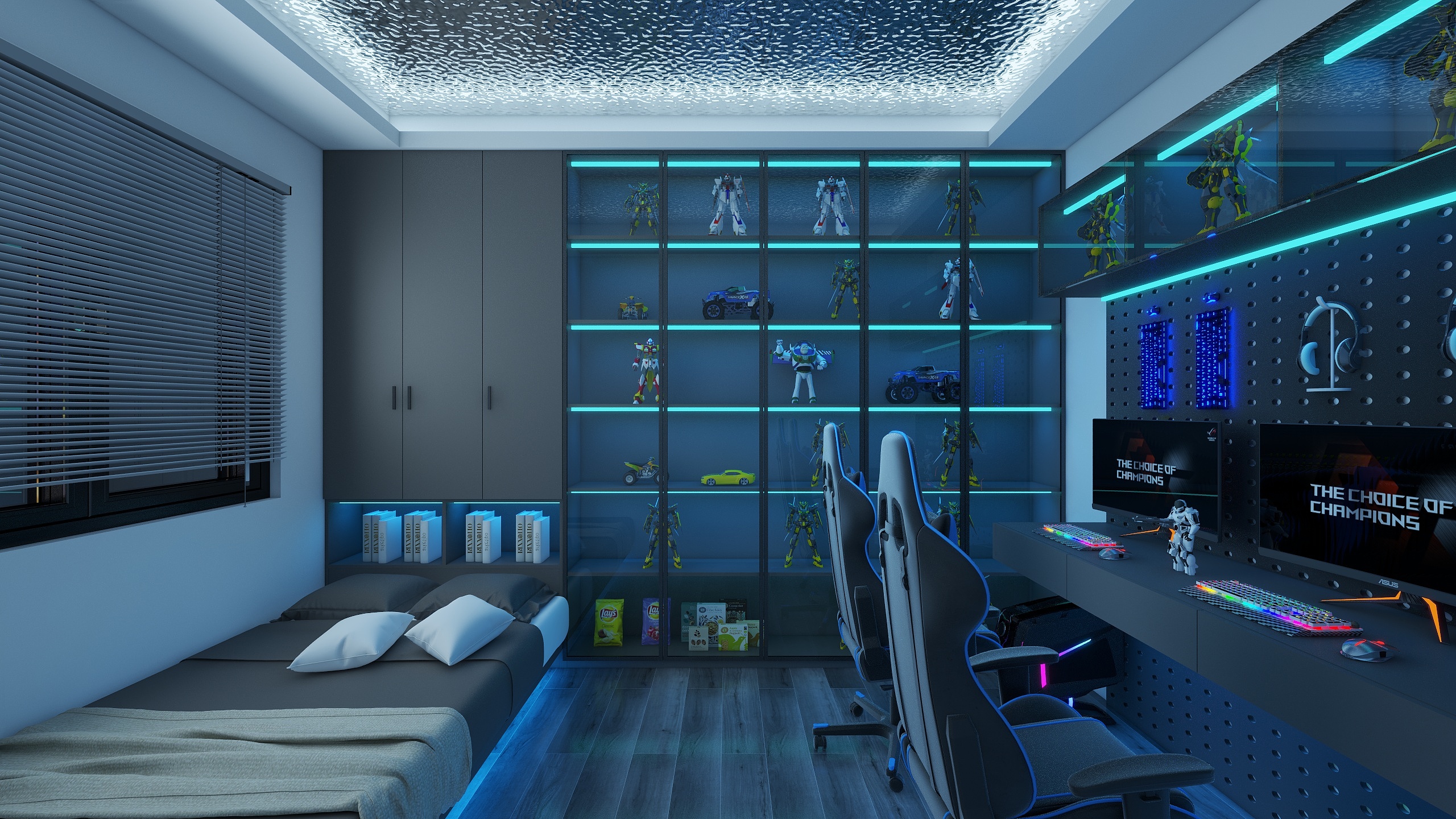 逆流而上A-现代风格案例-装修设计方案