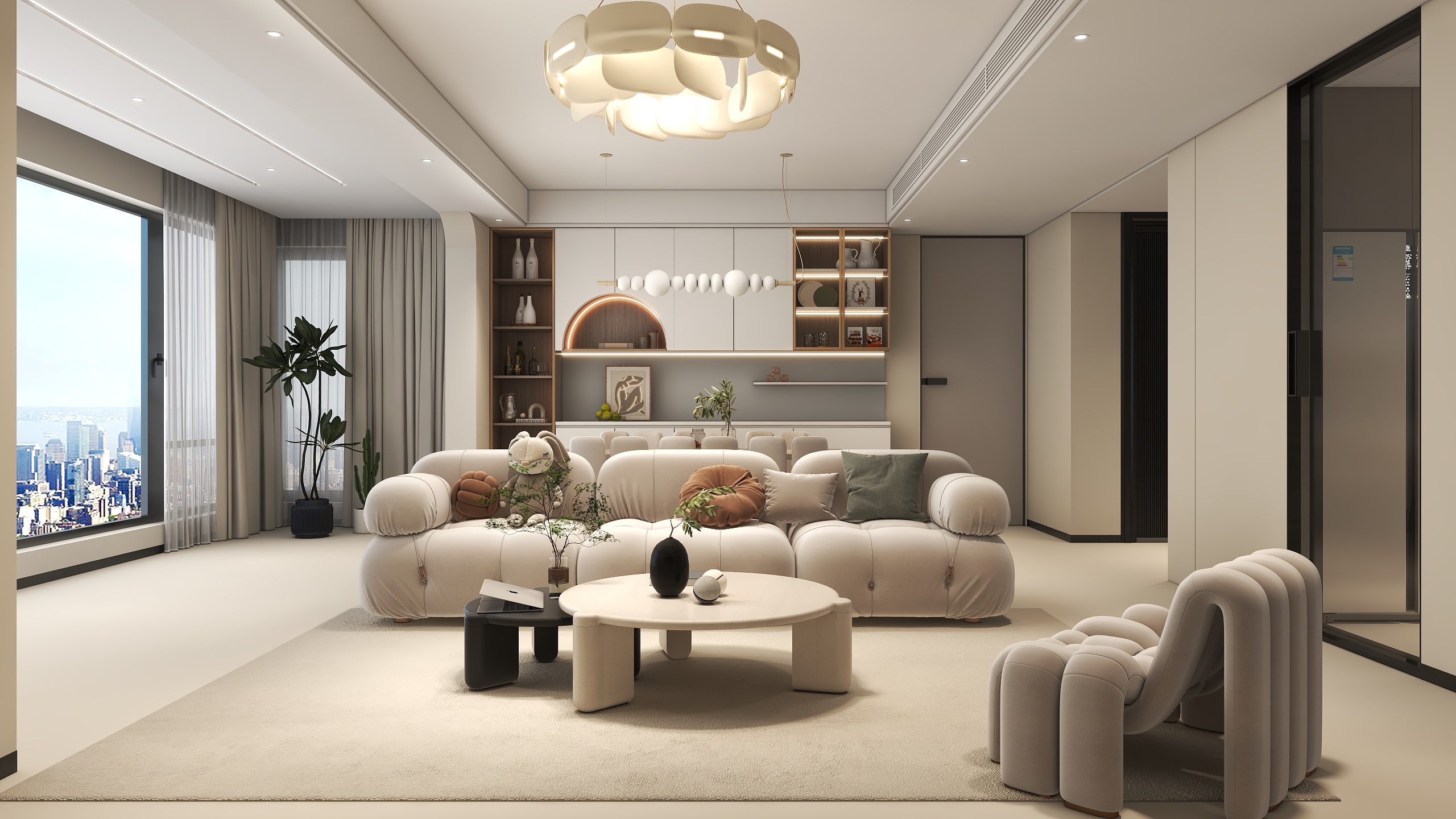 账号1qjFL-万象1-2-1601奶油风-装修设计方案