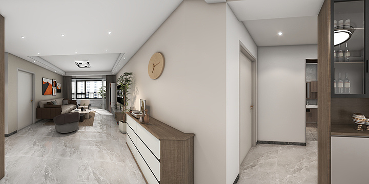 HOUMENGDEVISE-湖畔书院3-501-装修设计方案