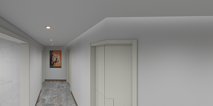 一抹朱砂-天津杨村-装修设计方案