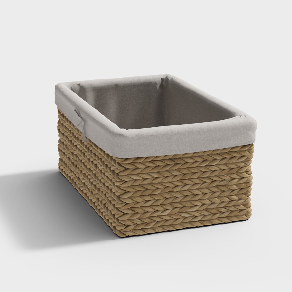 Come Home HAMPER-Basket-22x33x16-Natural3D模型