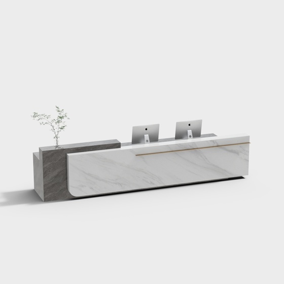 Company reception desk