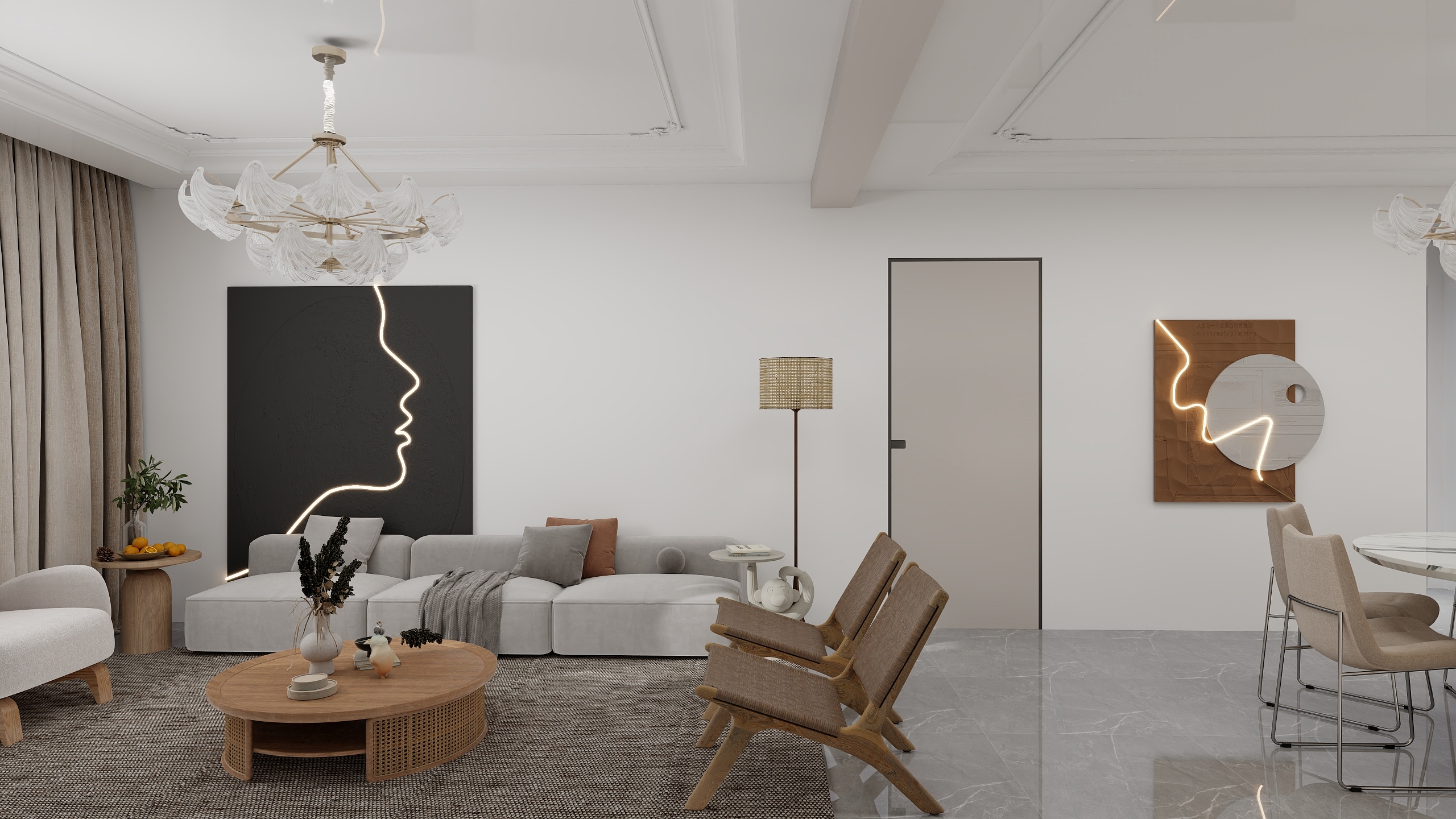 家具厂.-长安华府124㎡4室-装修设计方案