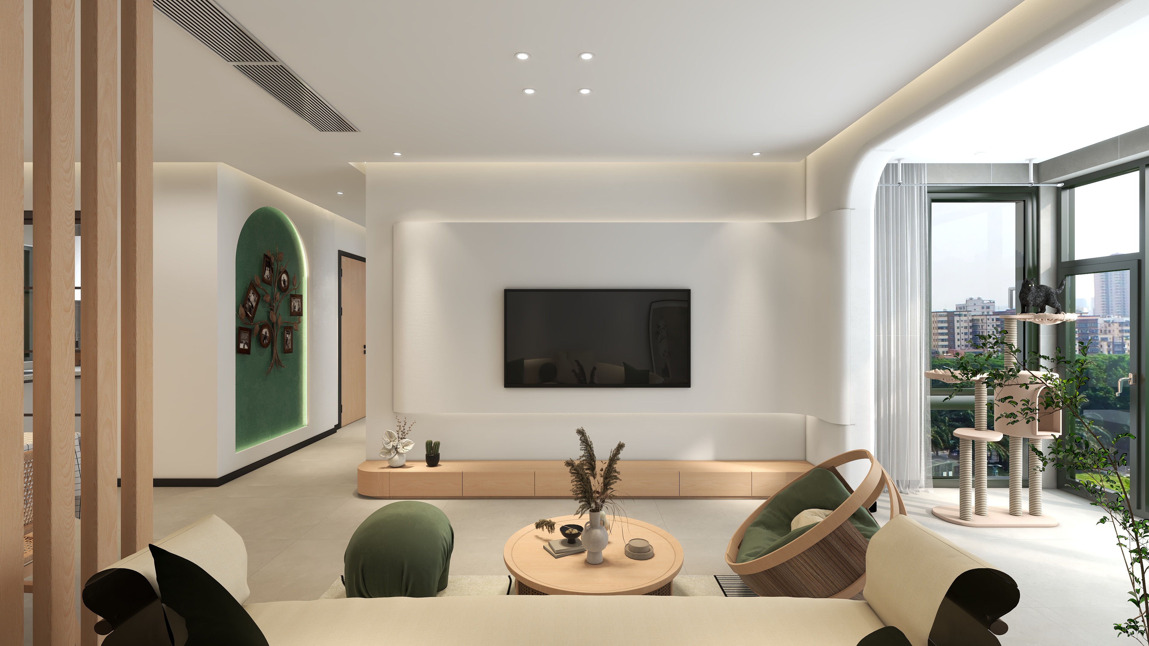 Mona-莫莫-海德公园82㎡3室-装修设计方案