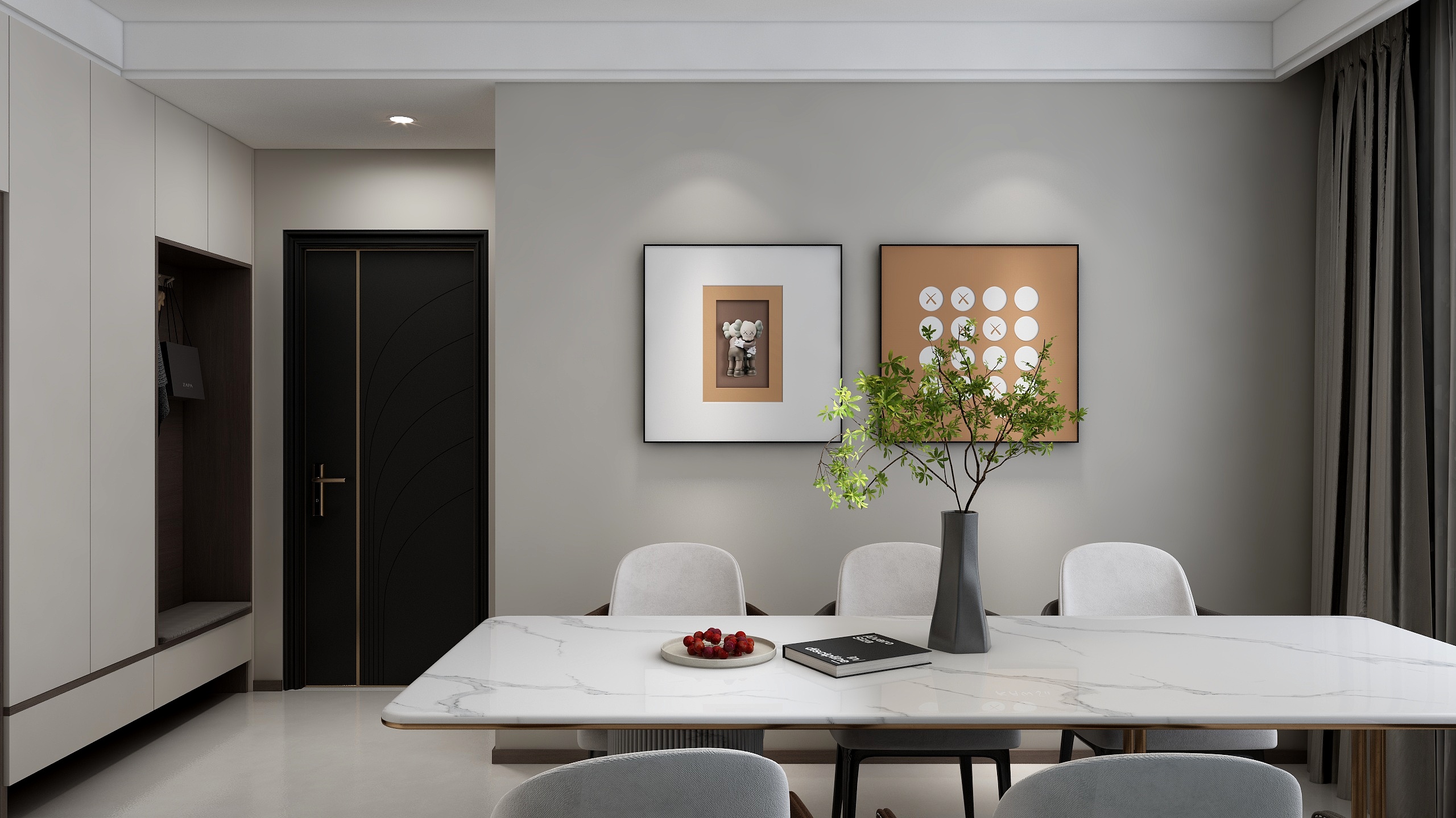 強仔设计师-凯樾龙城-现代简约-装修设计方案