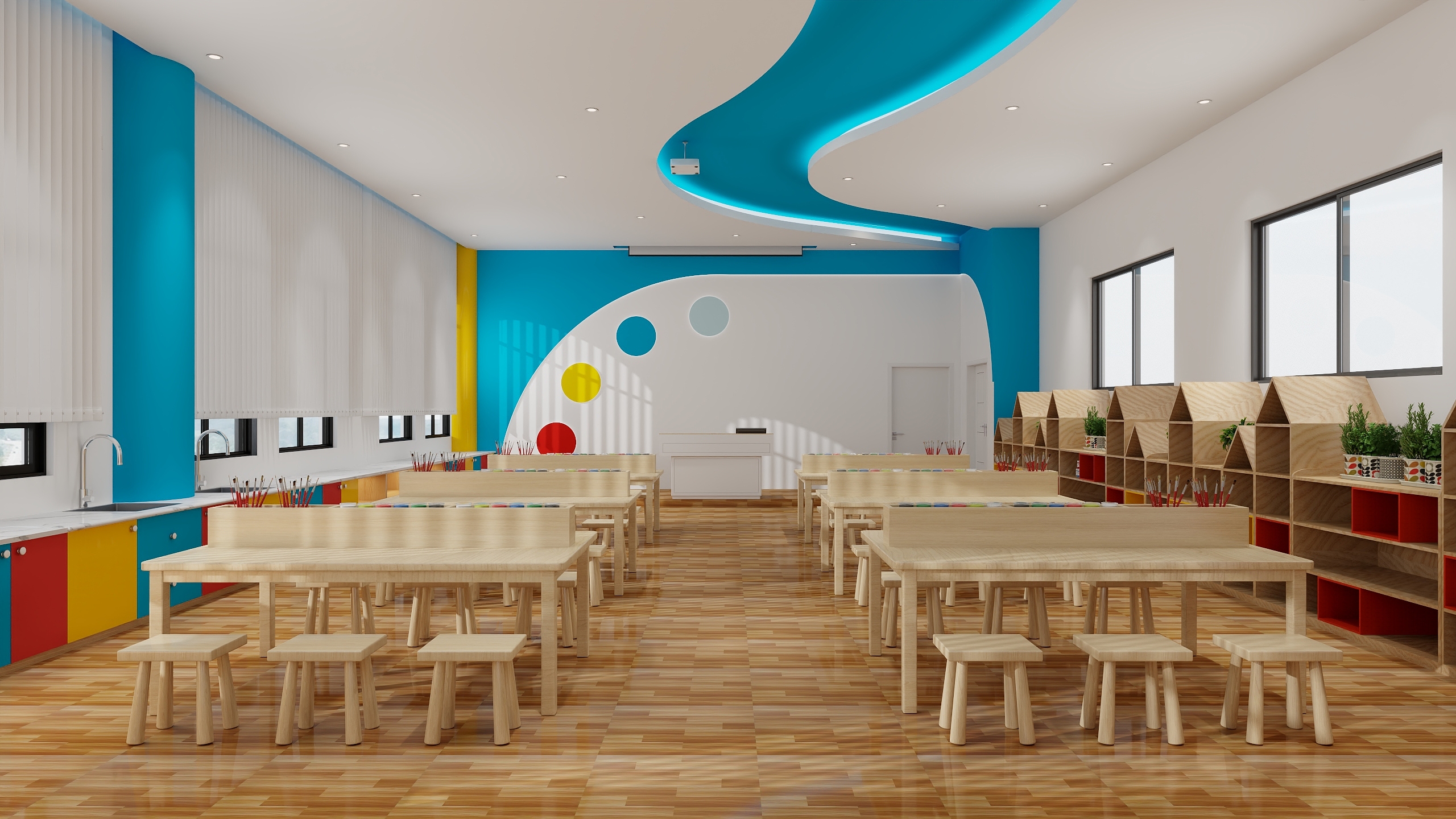 湫末-美术功能室-装修设计方案