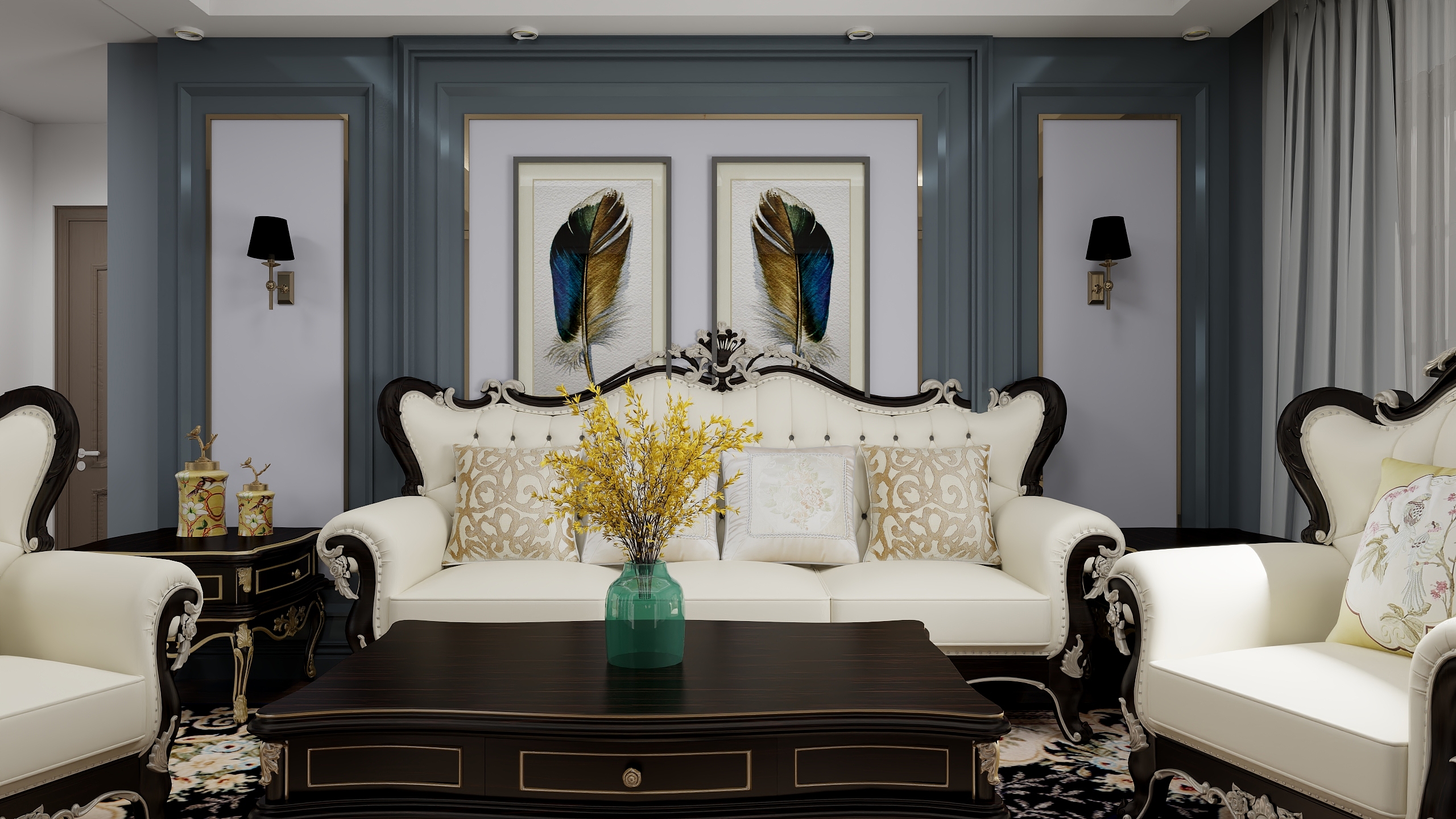 福寿兴-东方丽都花苑美式《情调》-装修设计方案