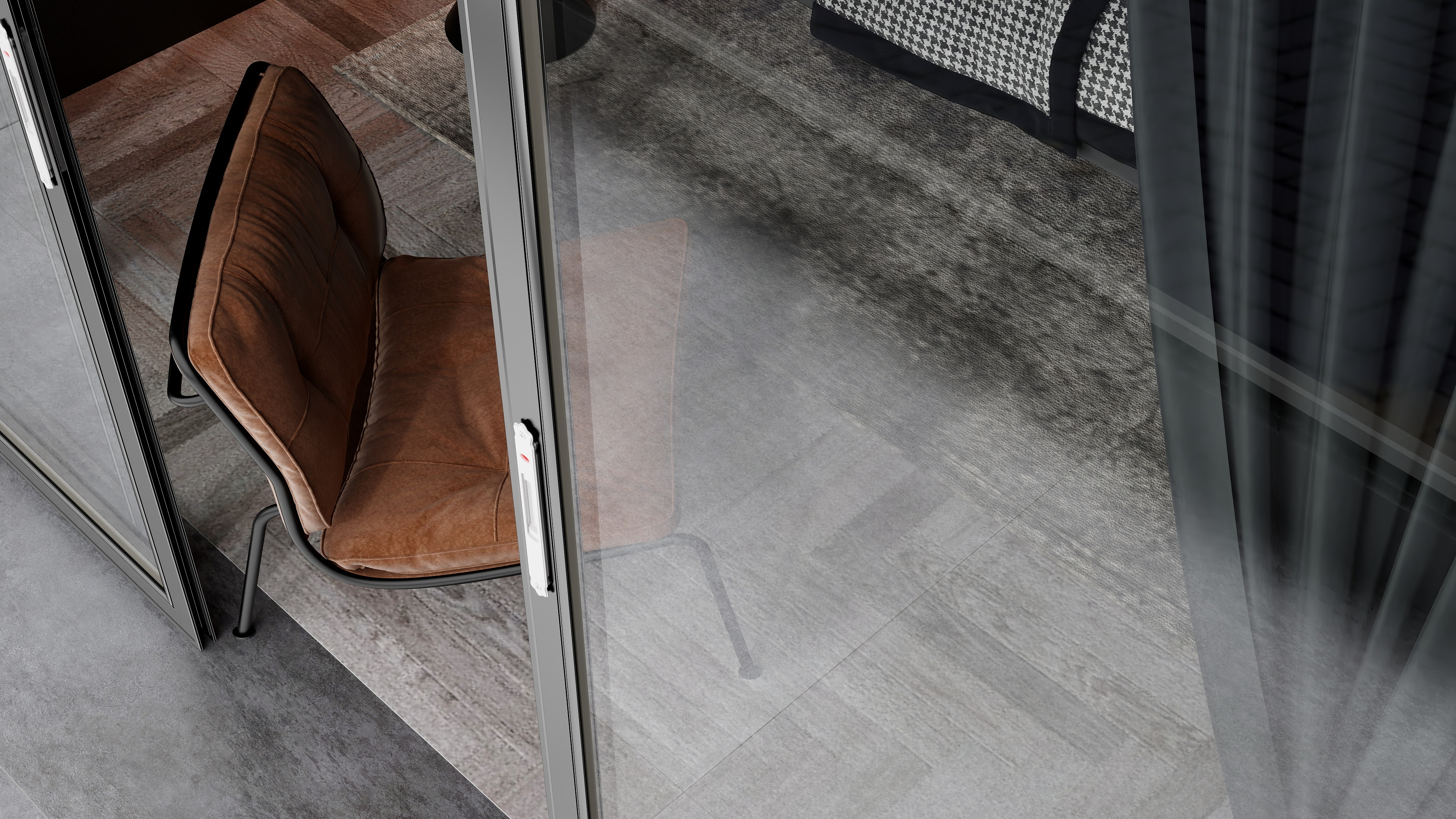 YT-创艺空间设计-暗黑里的一抹红——现代极简横厅-副本-装修设计方案