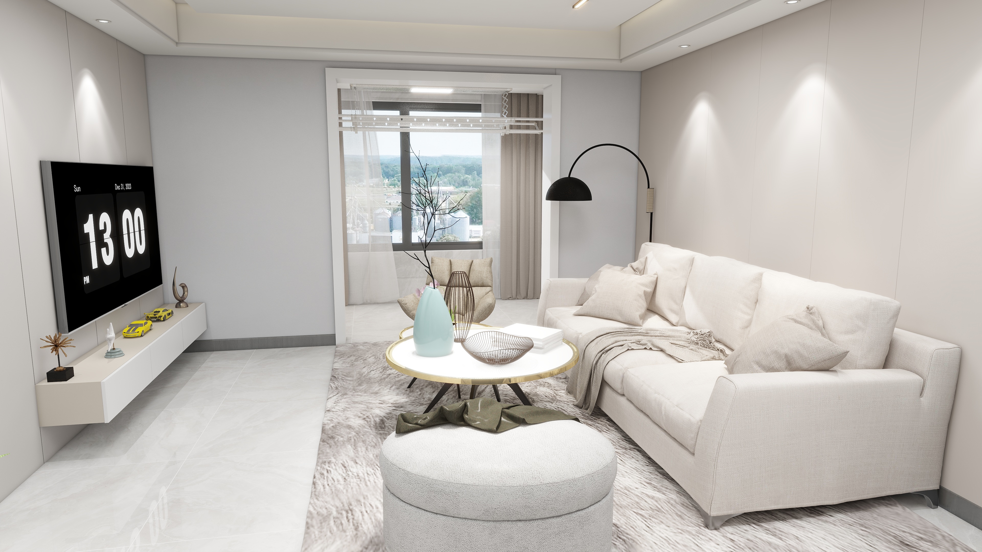 设计师丶亮亮-润景花园130㎡2室-装修设计方案