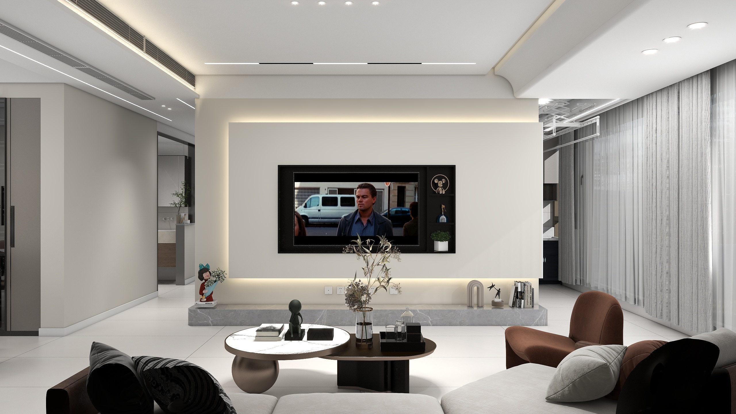 彭初阳-现代简约144㎡4室-装修设计方案