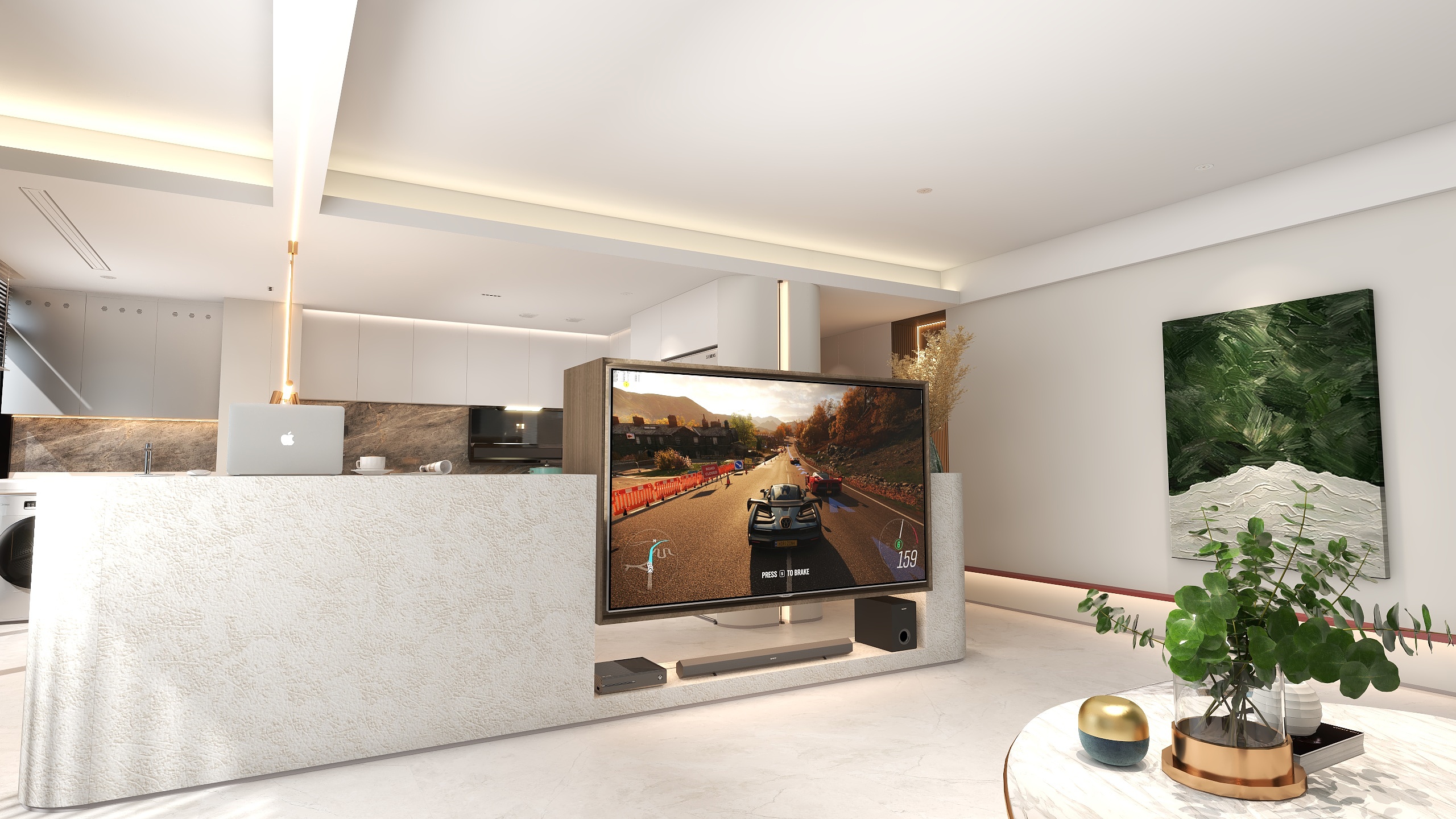 卿Design-卿设计-新里城123平3室现代-装修设计方案