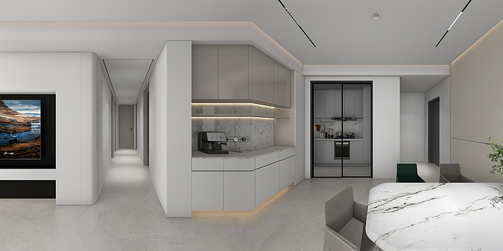 屿里空间设计-学府一号 29-1601-装修设计方案