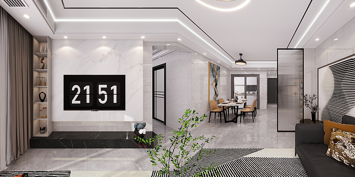 庞袁文-中央公馆1期6A-2002-装修设计方案