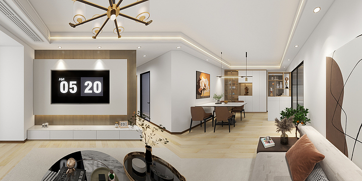 yp杨杨-悦峰华府120-装修设计方案